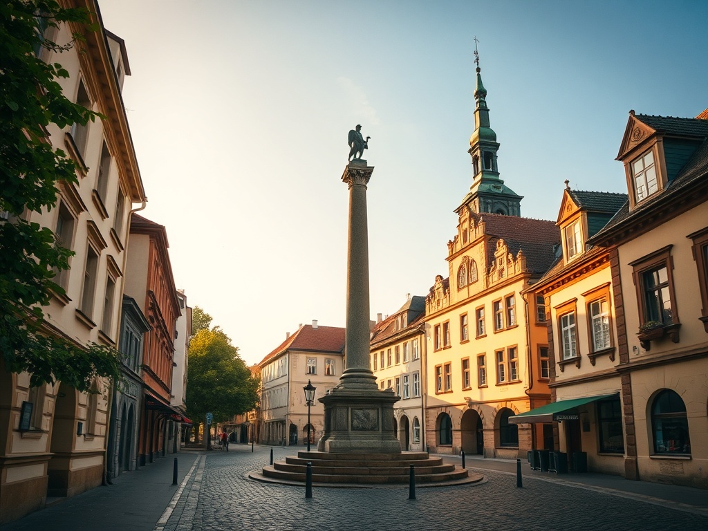 Historyczne centrum Żywca z okresu przełomu lat 90. i 2000., architektura miasta i ulice