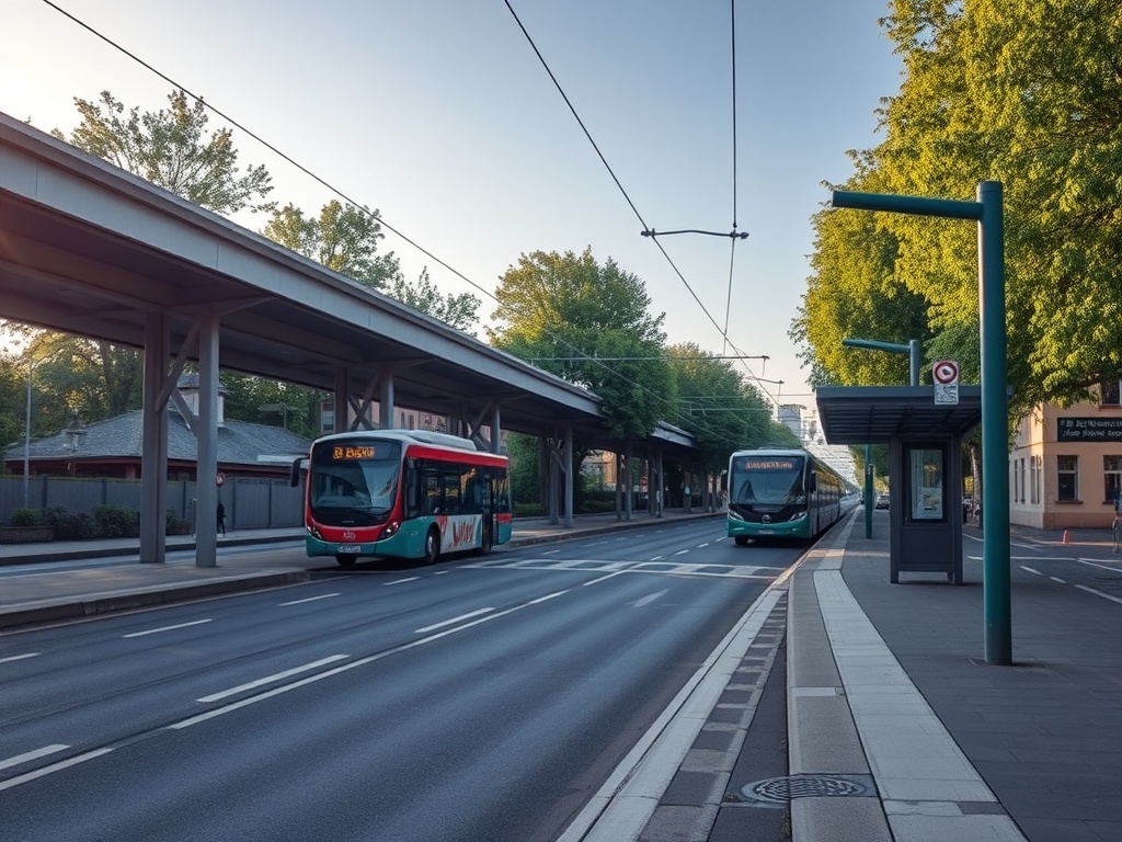 Autobus linii publicznej na trasie bezpośredniego połączenia Żywiec Szczyrk, panorama miast w tle