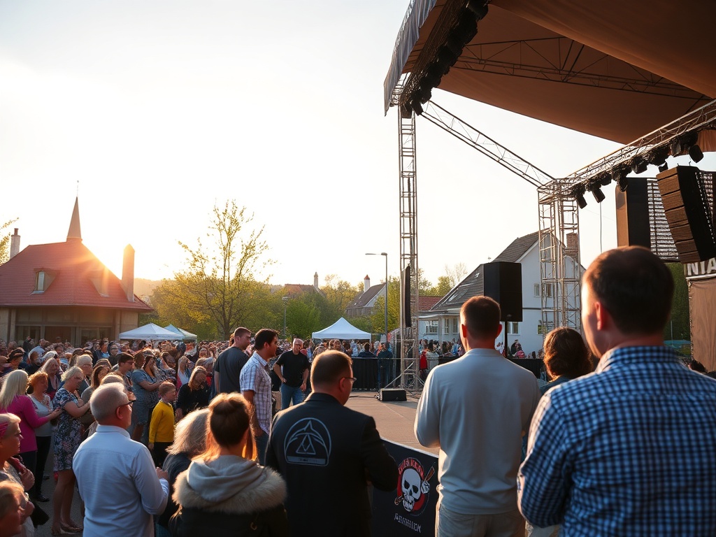 Ulice Żywca pełne przystrojonych witryn sklepów i uśmiechniętych przechodniów w dniu Prima Aprilis